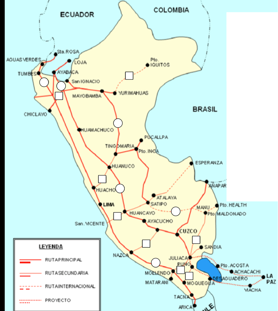 Mapa De La Red Vial Del Peru Image To U