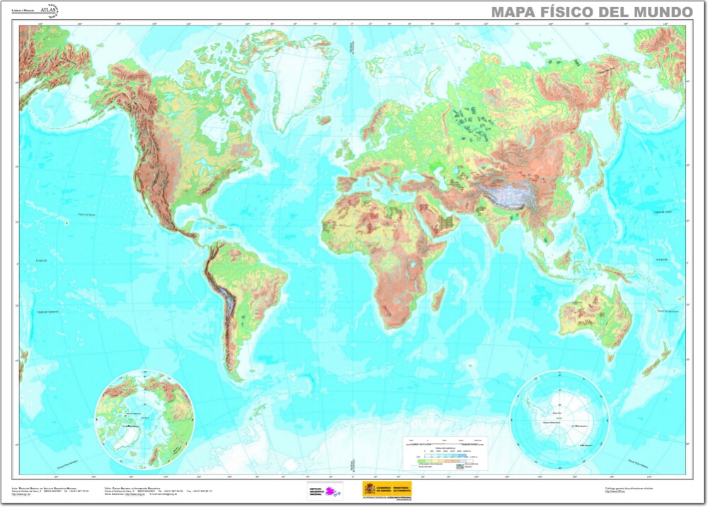 Juegos de Geografía Juego de Mapamundi Físico Cerebriti