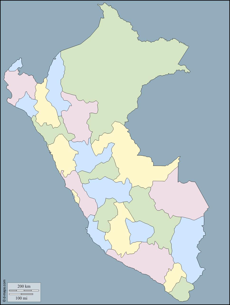 Juegos de Geografía Juego de Departamentos del Perú 6 Cerebriti