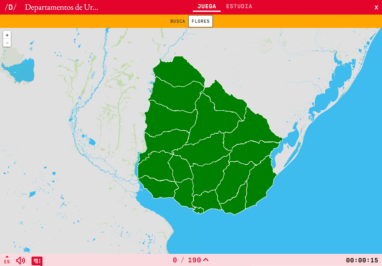 Juegos De Geografía Juego De Departamentos De Uruguay 2 Cerebriti 5768