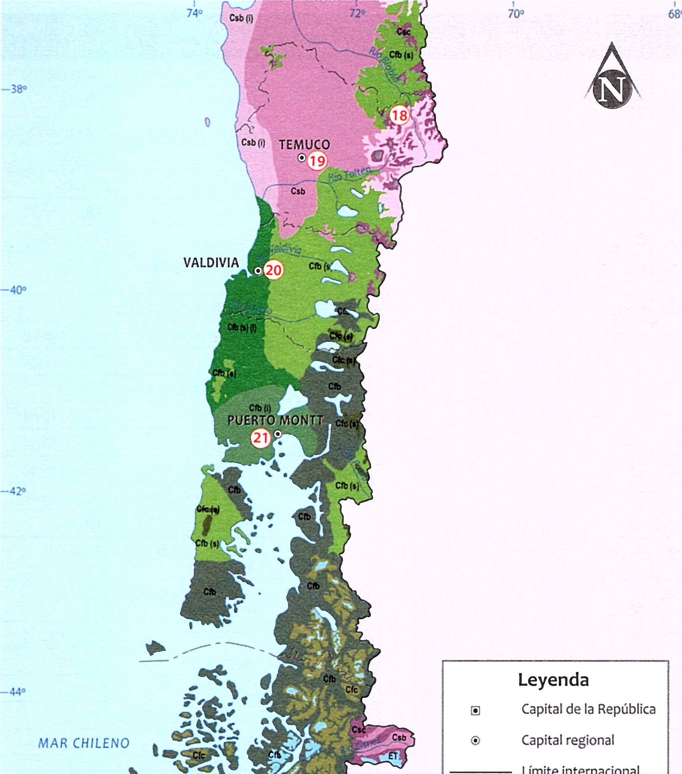 Juegos De Geografía Juego De Climas De Chile Biobío Aysén Cerebriti 4053