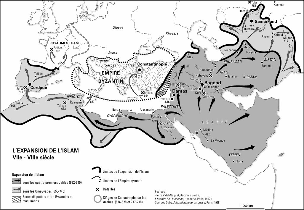 mapa mudo de la expansion del islam Juegos de Historia | Juego de Mapa coa expansión do Islam | Cerebriti