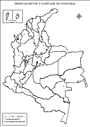 Juegos de Geografía | Juego de Ubicando Colombia #1 | Cerebriti