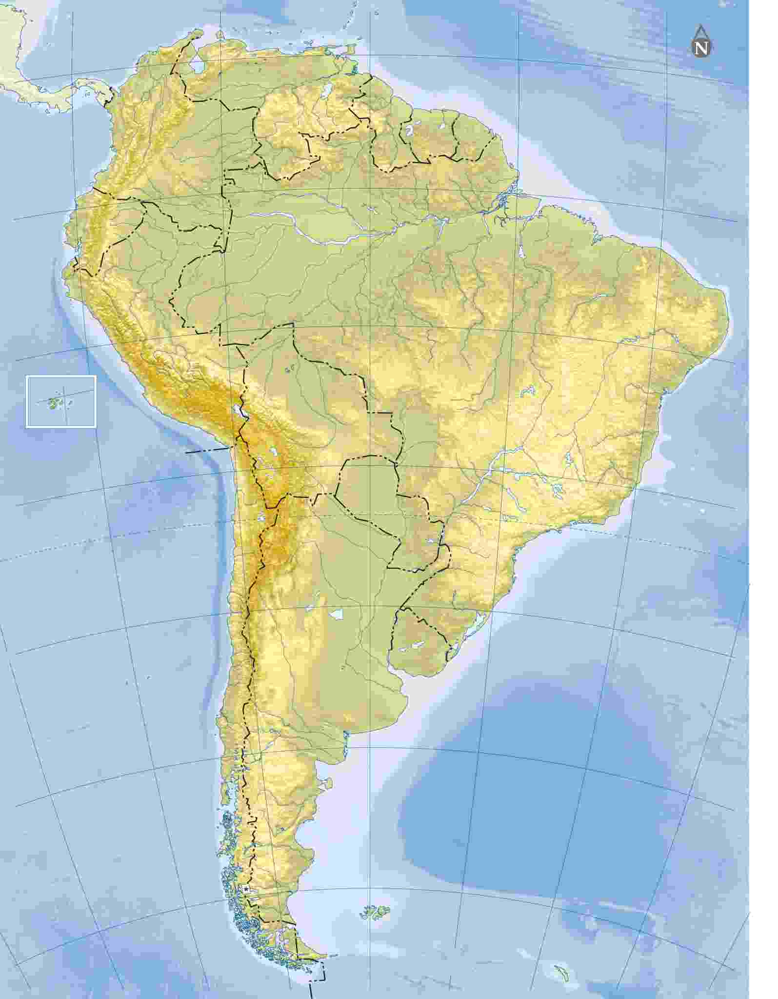 Juegos De Geografía Juego De Islas De América Del Sur Cerebriti 9116