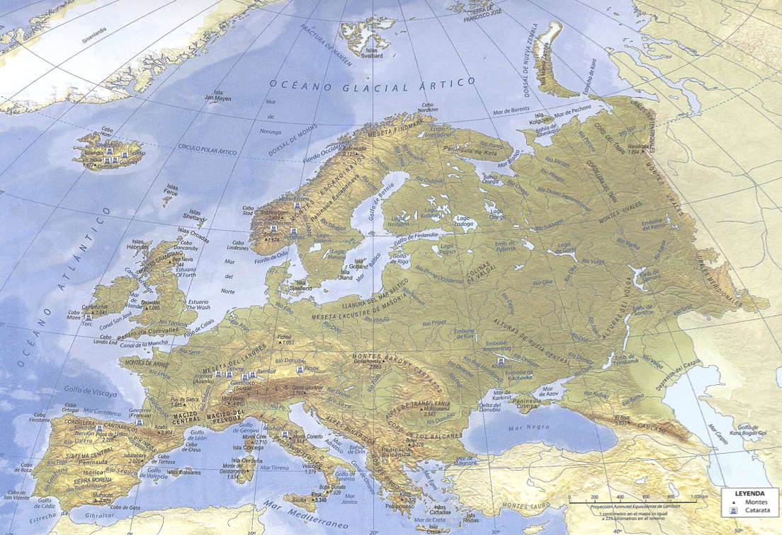 Juegos de Geografía | Juego de Europa - Físico - Islas ...