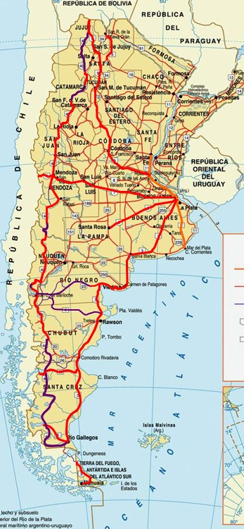 mapa rutero argentina pdf