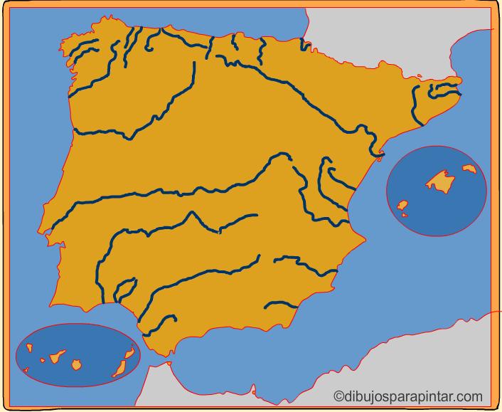 mapa mudo de los principales rios de españa Juegos de Geografía | Juego de Ríos de España para niños | Cerebriti