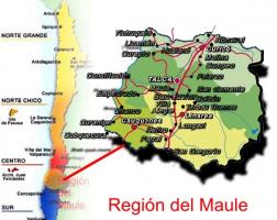 Juegos de Geografía | Juego de VII región del Maule: Mapa ...