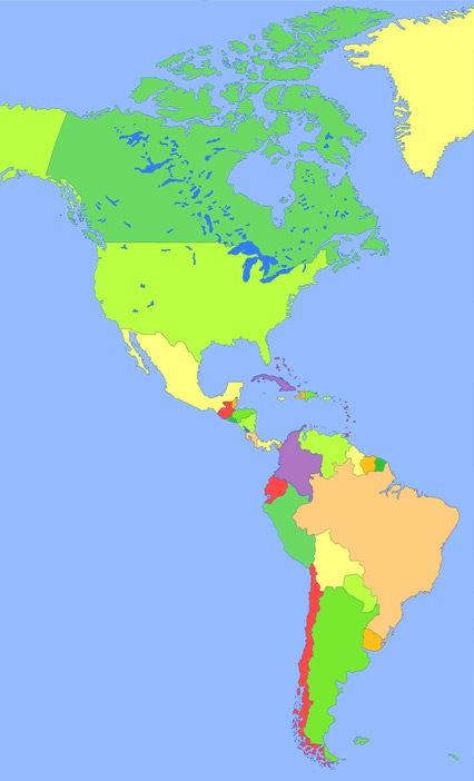 Juegos De Geografía Juego De Países De América 2 Cerebriti 7910