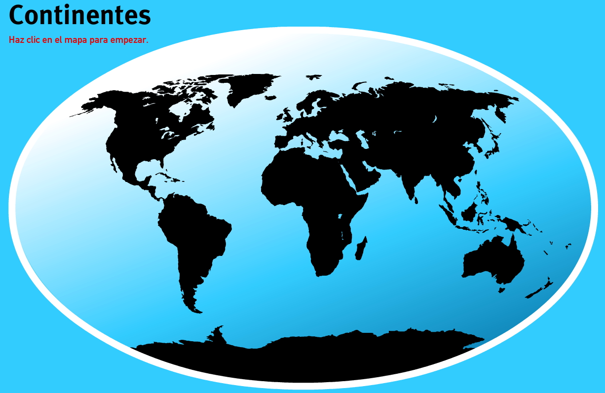 Juegos De Geografía Juego De Los Continentes En El Mapa Cerebriti 5507