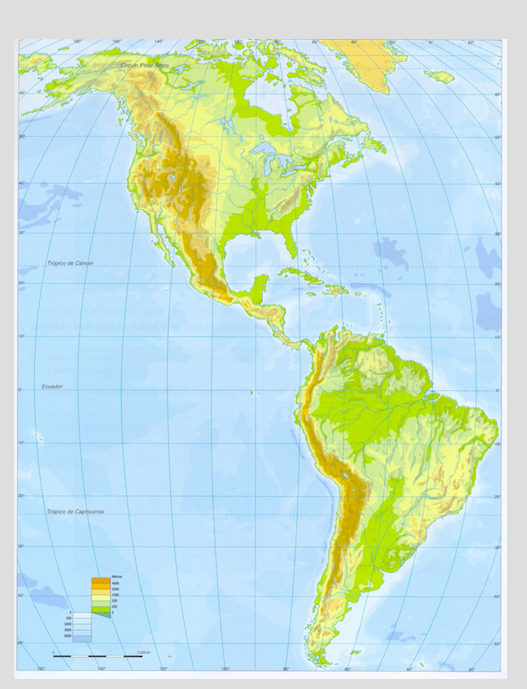 Juegos De Geografía Juego De Mapa Físico América Cerebriti 9672