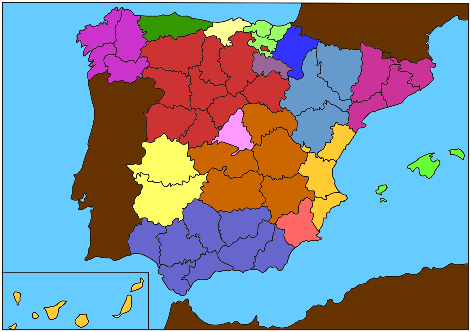 Juegos de Lengua | Juego de Encuentra los gentilicios en el mapa ...