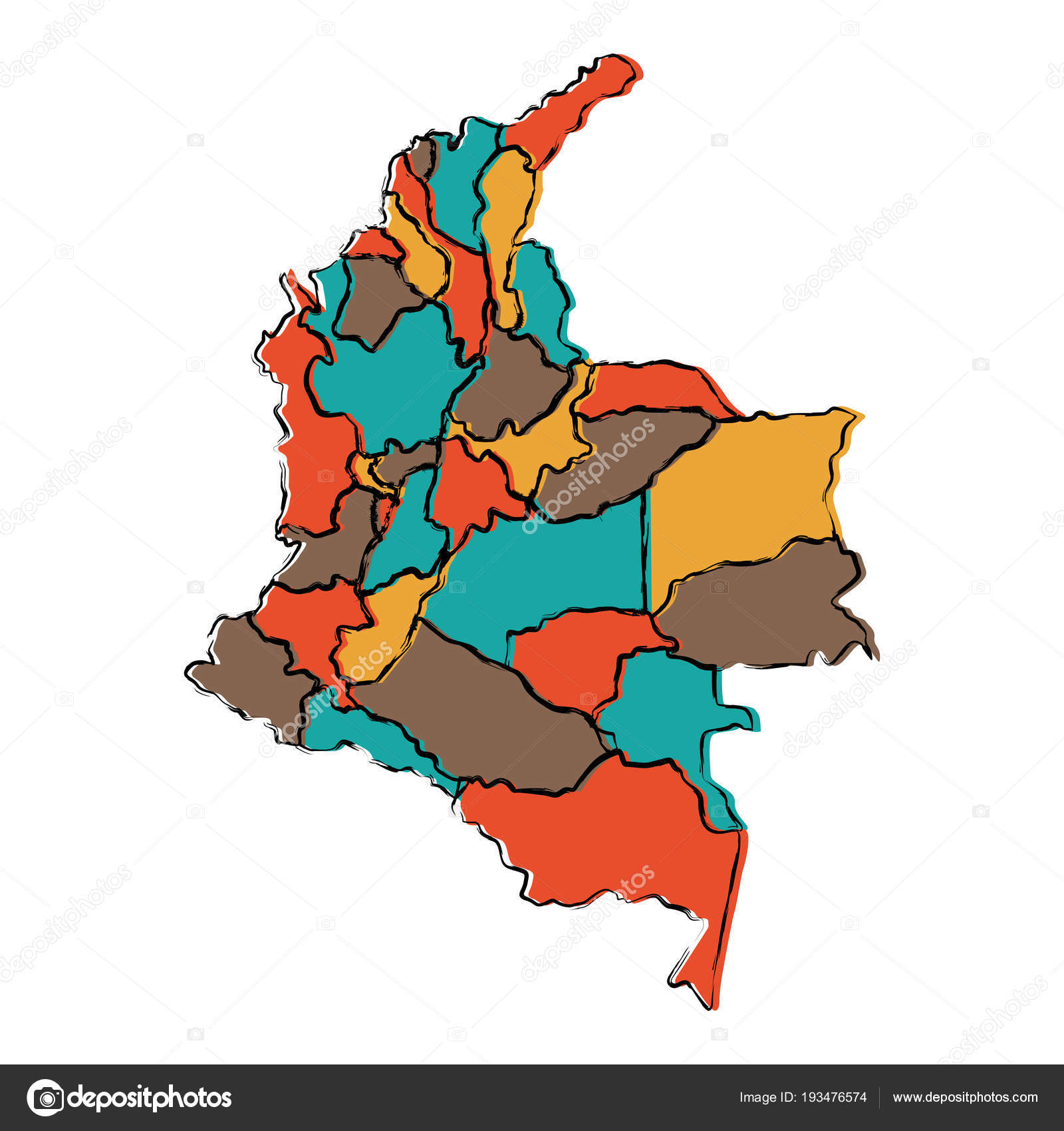 Juegos De Geografía | Juego De Departamentos De Colombia En El Mapa (2 ...