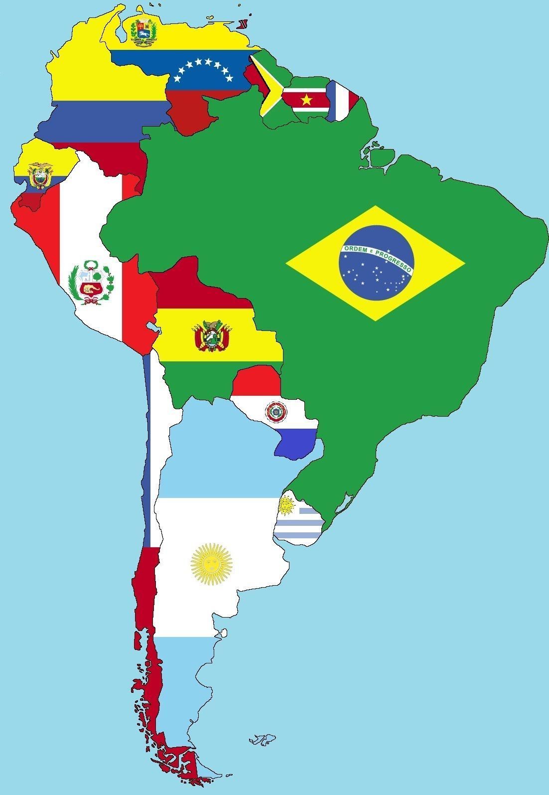 Juegos De Geografía Juego De Identifica Los Países De Sudamérica 2 Cerebriti 8091