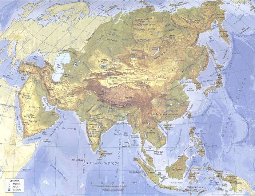 Juegos De Geografia Juego De Asia Fisico Peninsulas Mesetas Y Llanuras Cerebriti