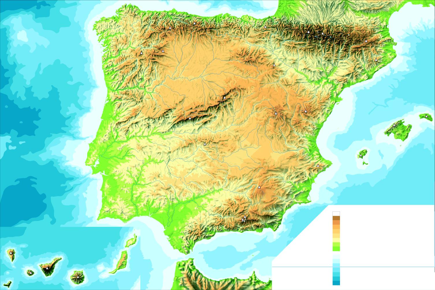 Juegos De Geografía Juego De Cordilleras De España Cerebriti 7107
